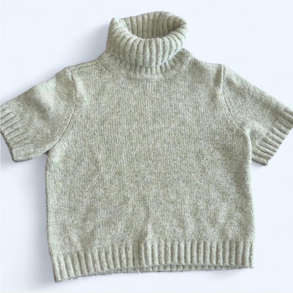 Abercrombie & Fitch Short Sleeve Turtleneck Sweater